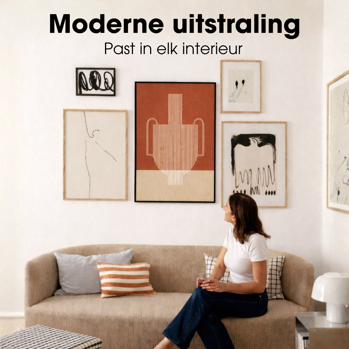 Wanddekoration Dunkelbraun