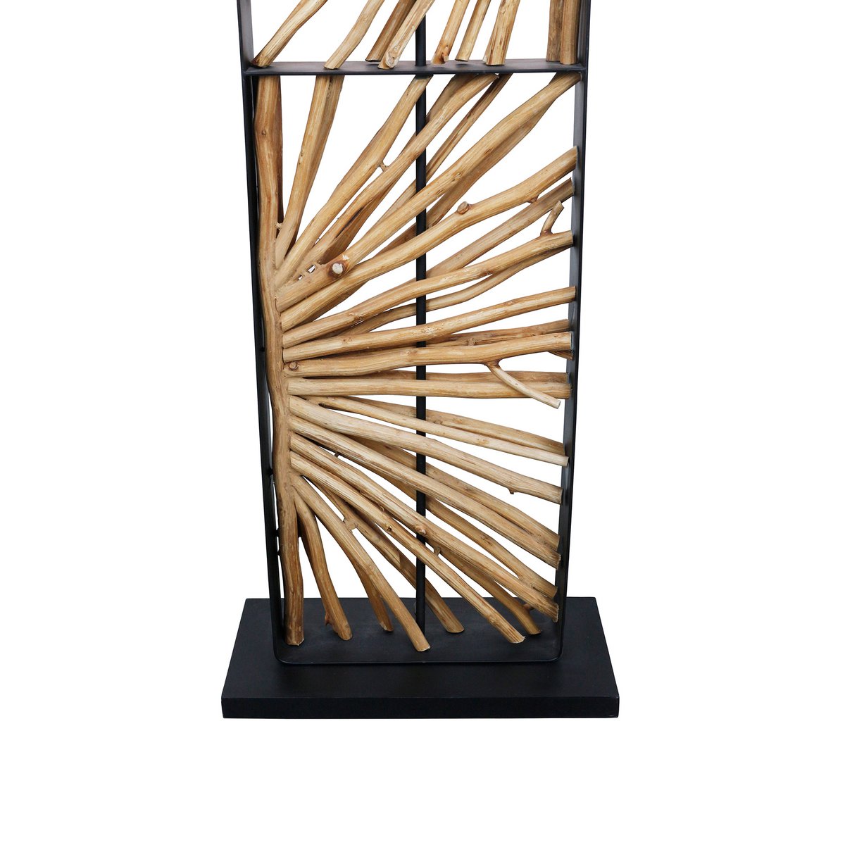 Floor lamp driftwood natural/beige 165 cm