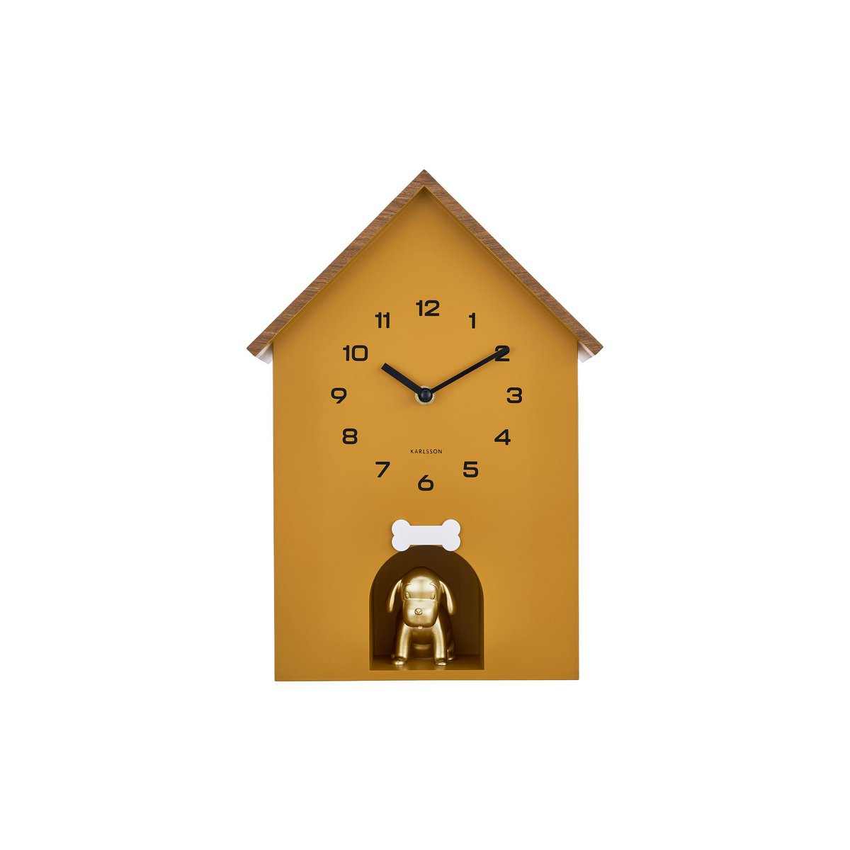 Wanduhr Hundehütte