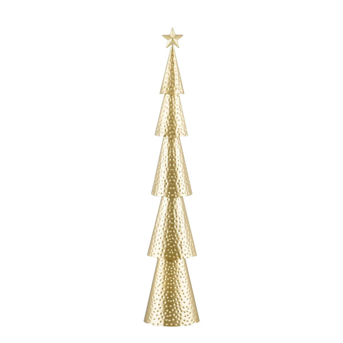 Dekorativer Weihnachtsbaum Gold