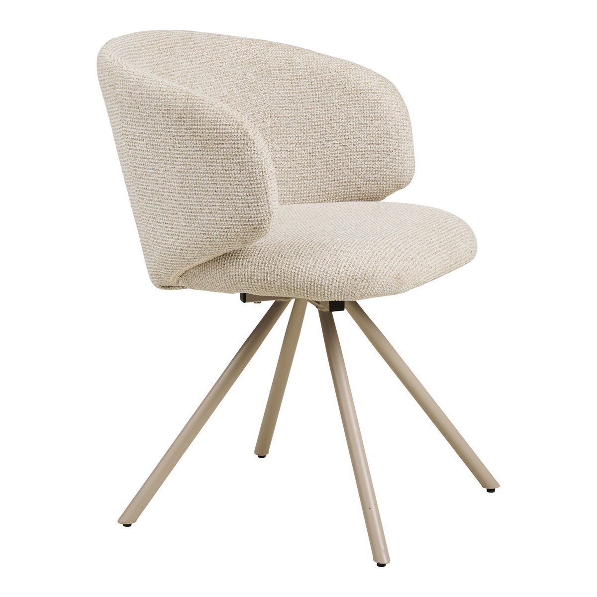 Fulham Esszimmerstuhl mit Drehgelenk, Sand, Sandbeine, HN1320 – 2er-Set