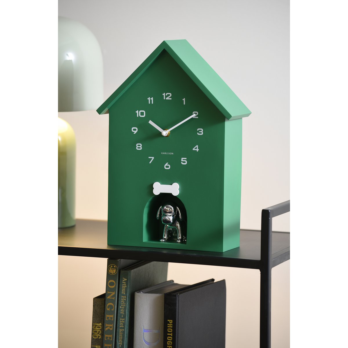 Wanduhr Hundehütte