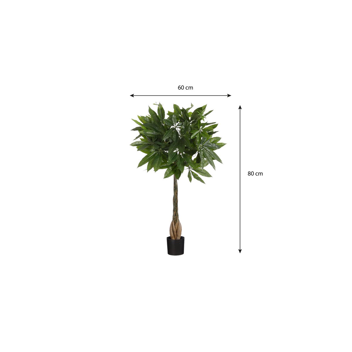 Künstliche Pflanze Pachira Green