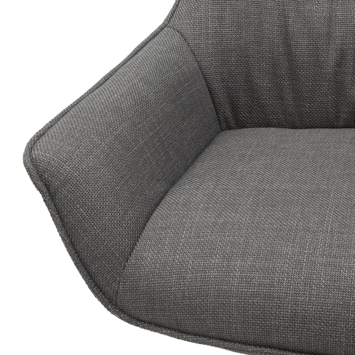 Sessel Strukturstoff Grau