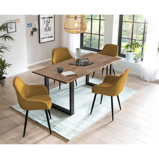 Dining group 5 pieces 180x90 cm