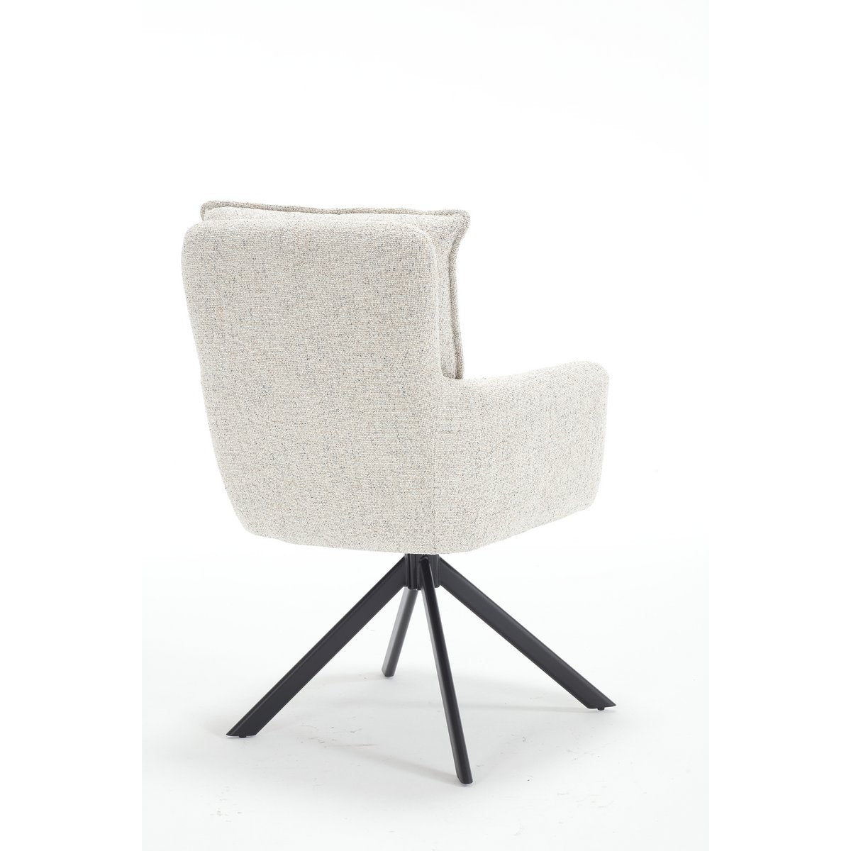 Armchair structural fabric beige