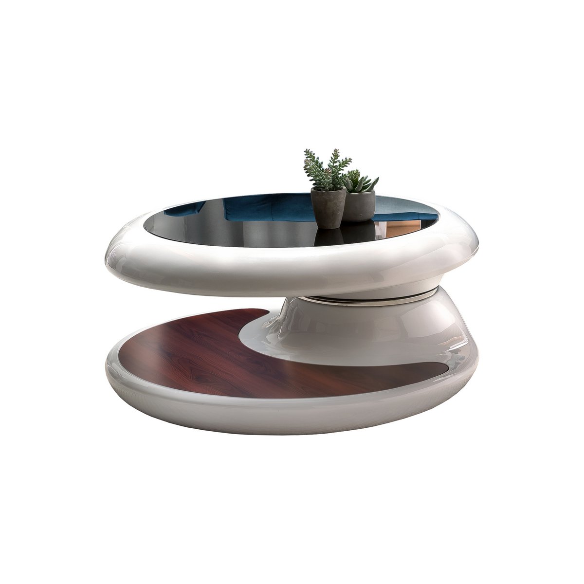 Coffee table 90x90x42 cm white