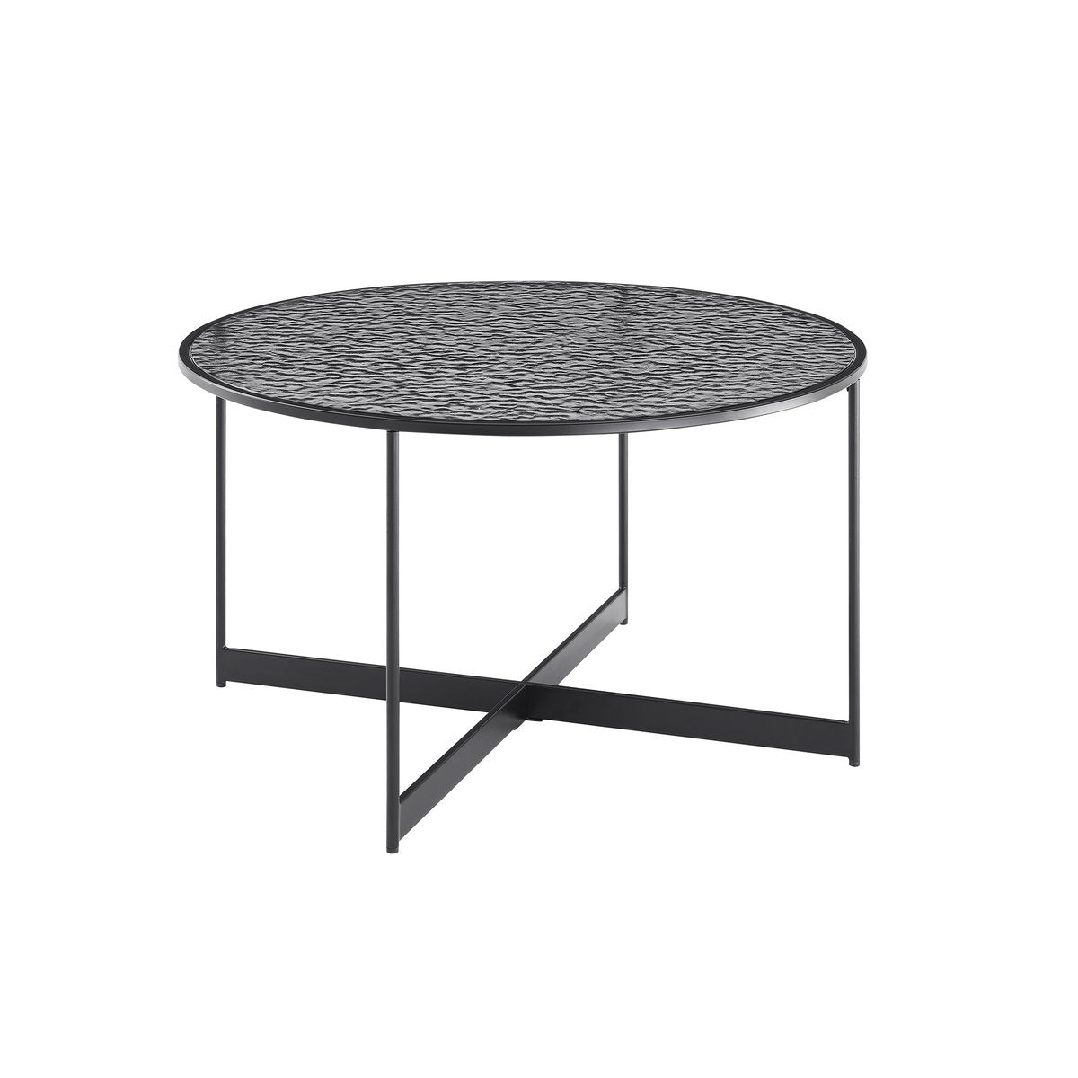 Coffee table Ø 80 cm black