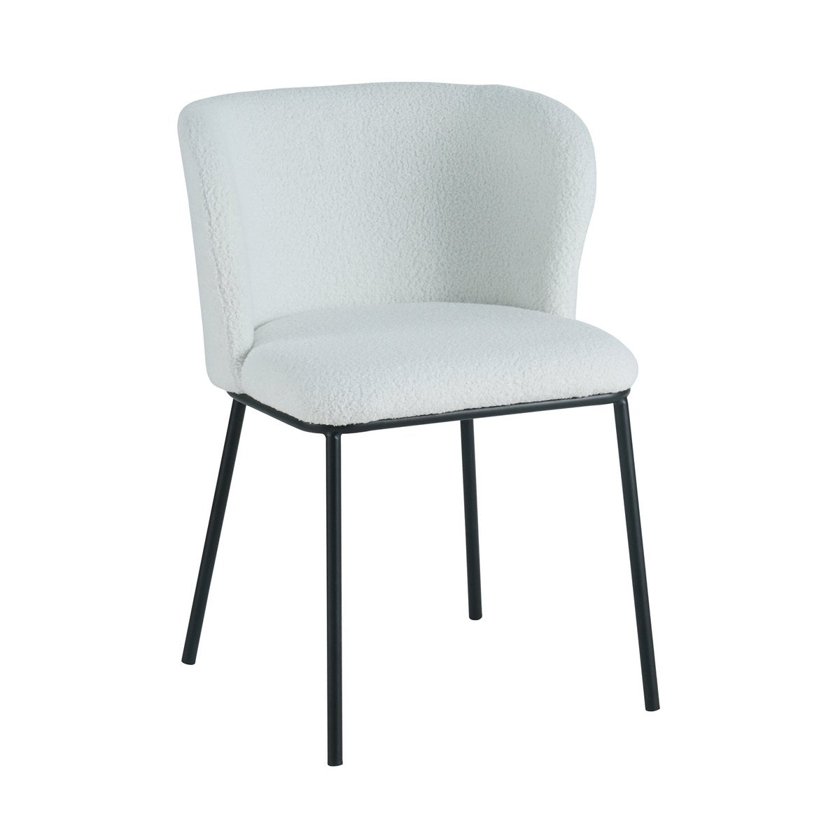 Chair set of 2 white