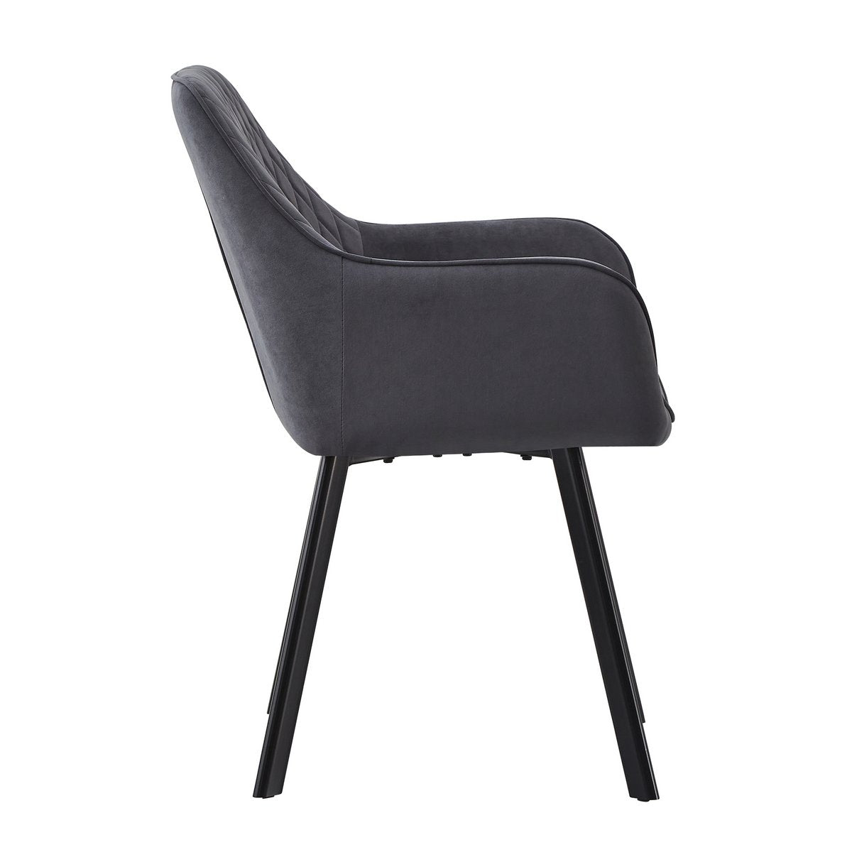 Set of 2 armchairs grey