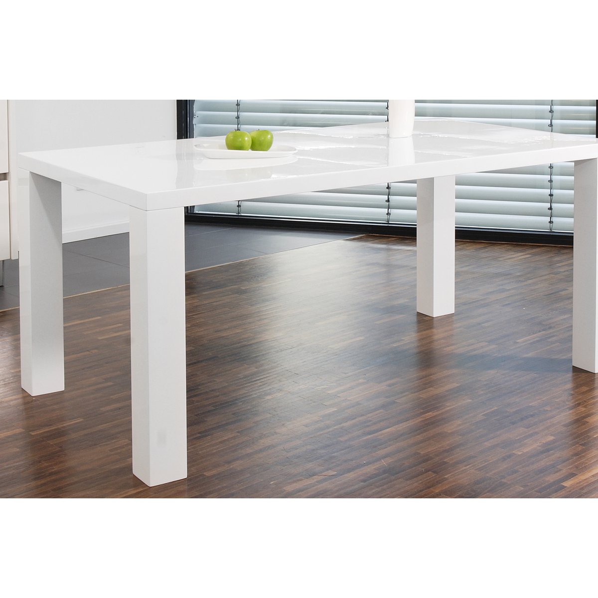 Dining table 180x90x76 cm white