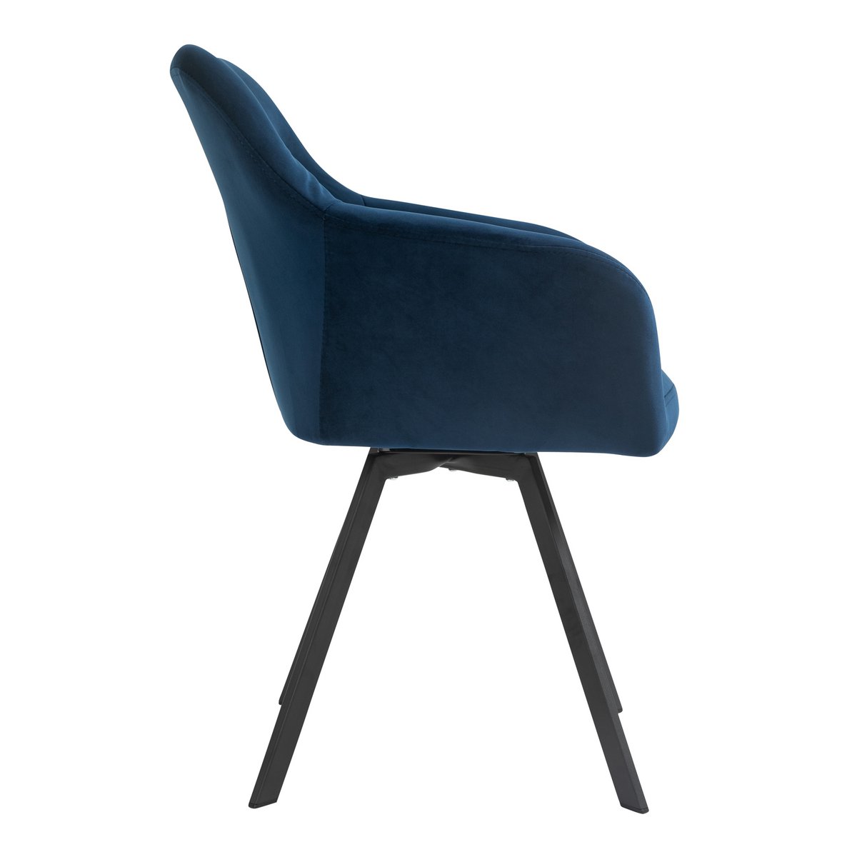 Armchair with 360° swivel function Blue