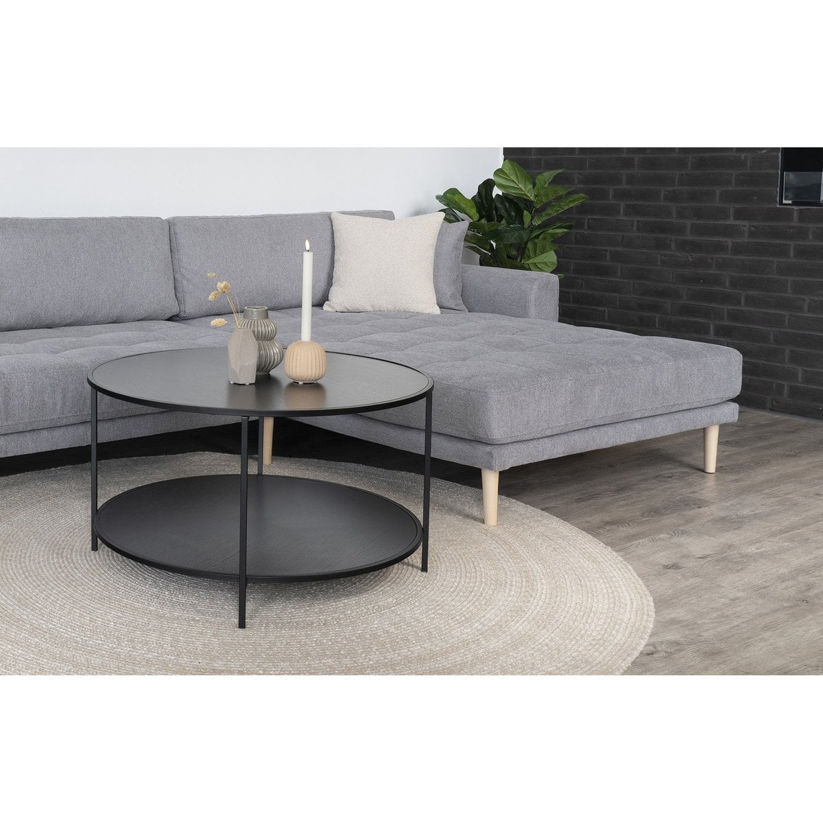 Savannah Kissen – Beige, geschlungen, 100 % Polyester, 45 x 45 cm