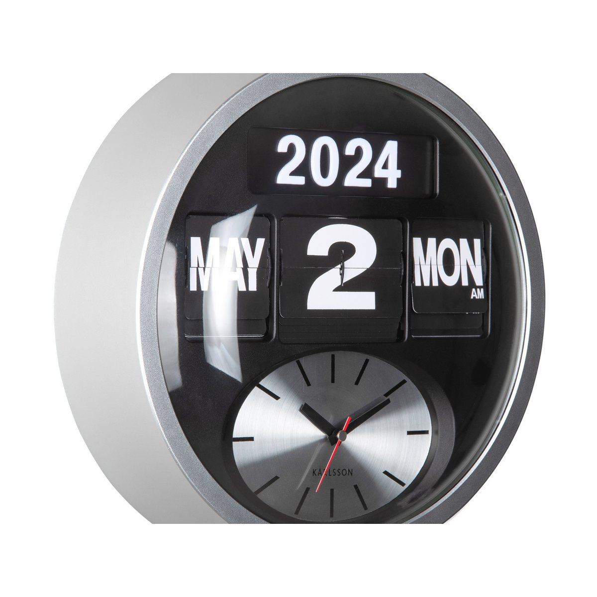 Wanduhr Round Flip