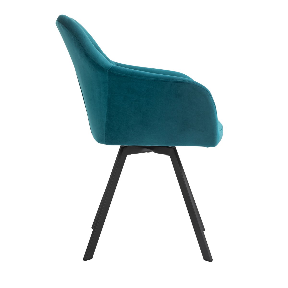 Armchair with 360° swivel function Turquoise