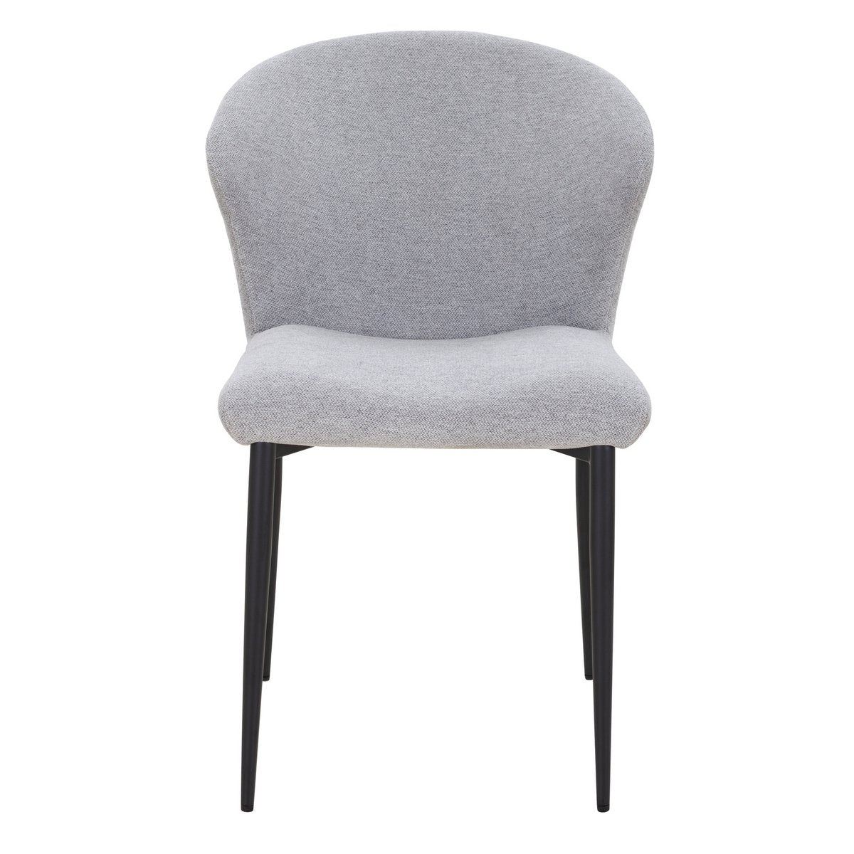 Dining chair set of 2 grey