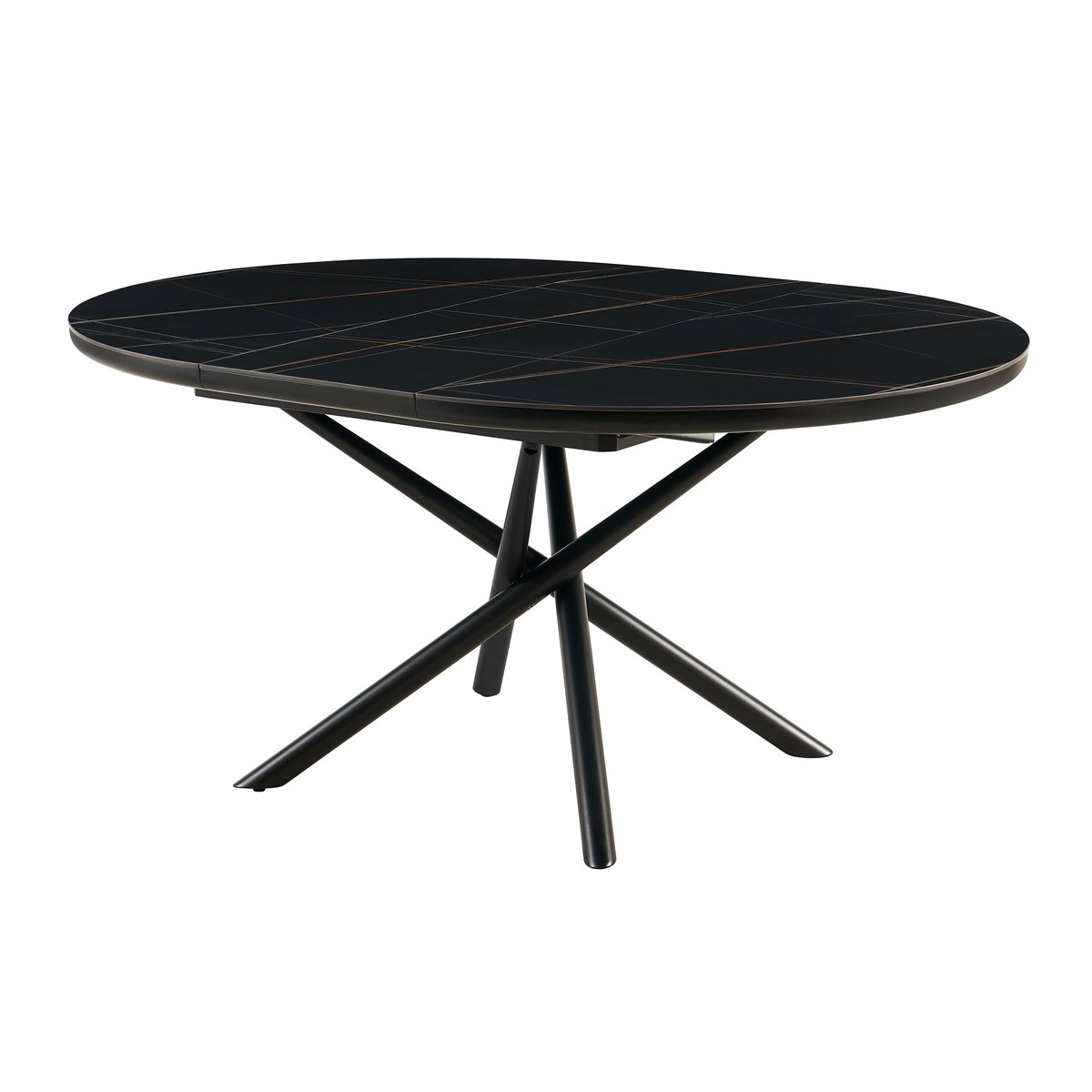 Esstisch Ø120 cm Schwarz