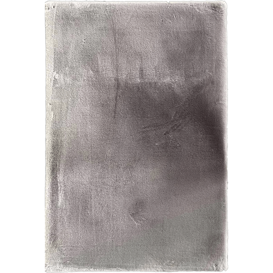 Flauscher Teppich grau 200x290 cm