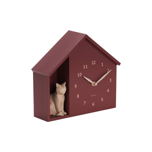 Wanduhr Sitzende Katze