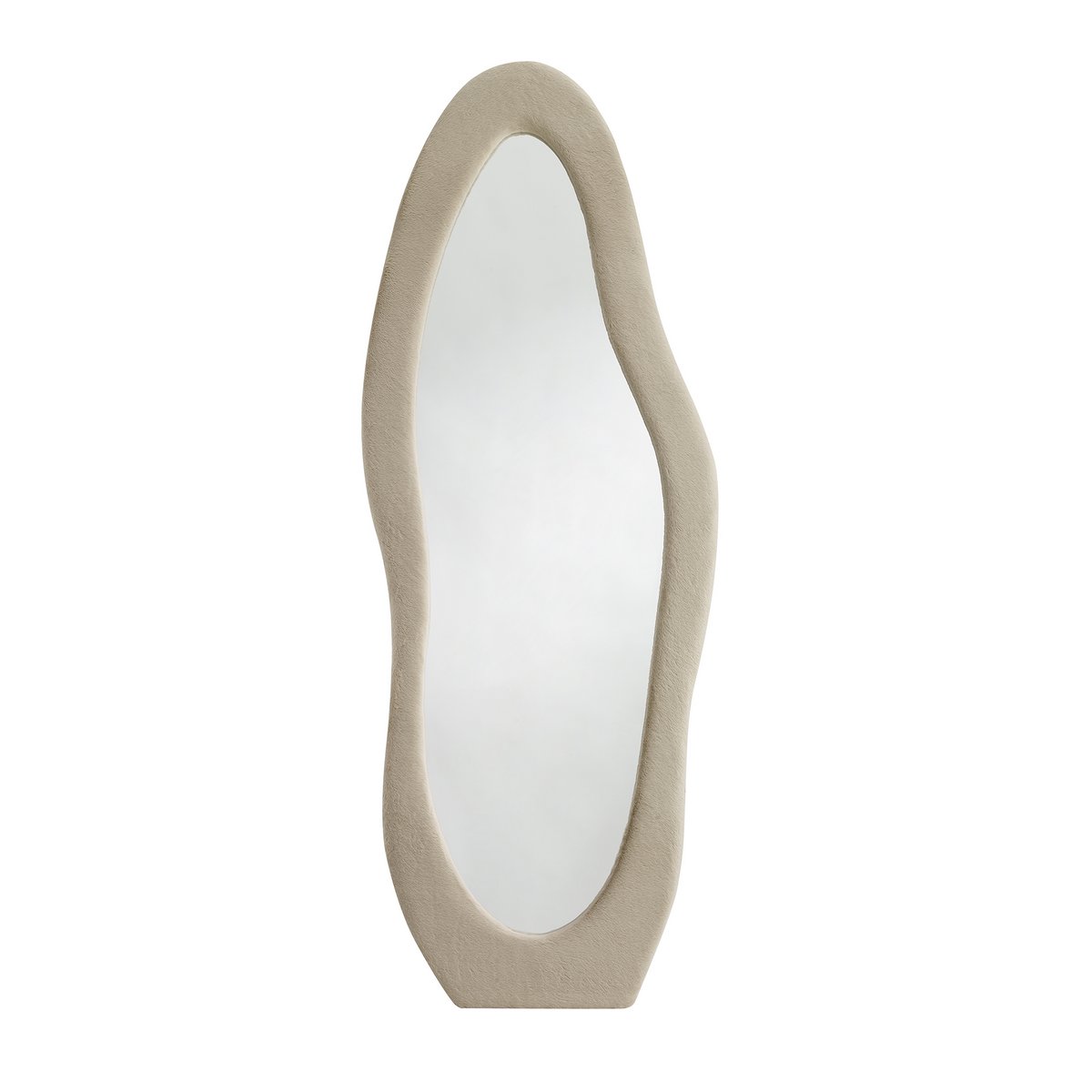 Mirror faux fur champagne 60x160 cm