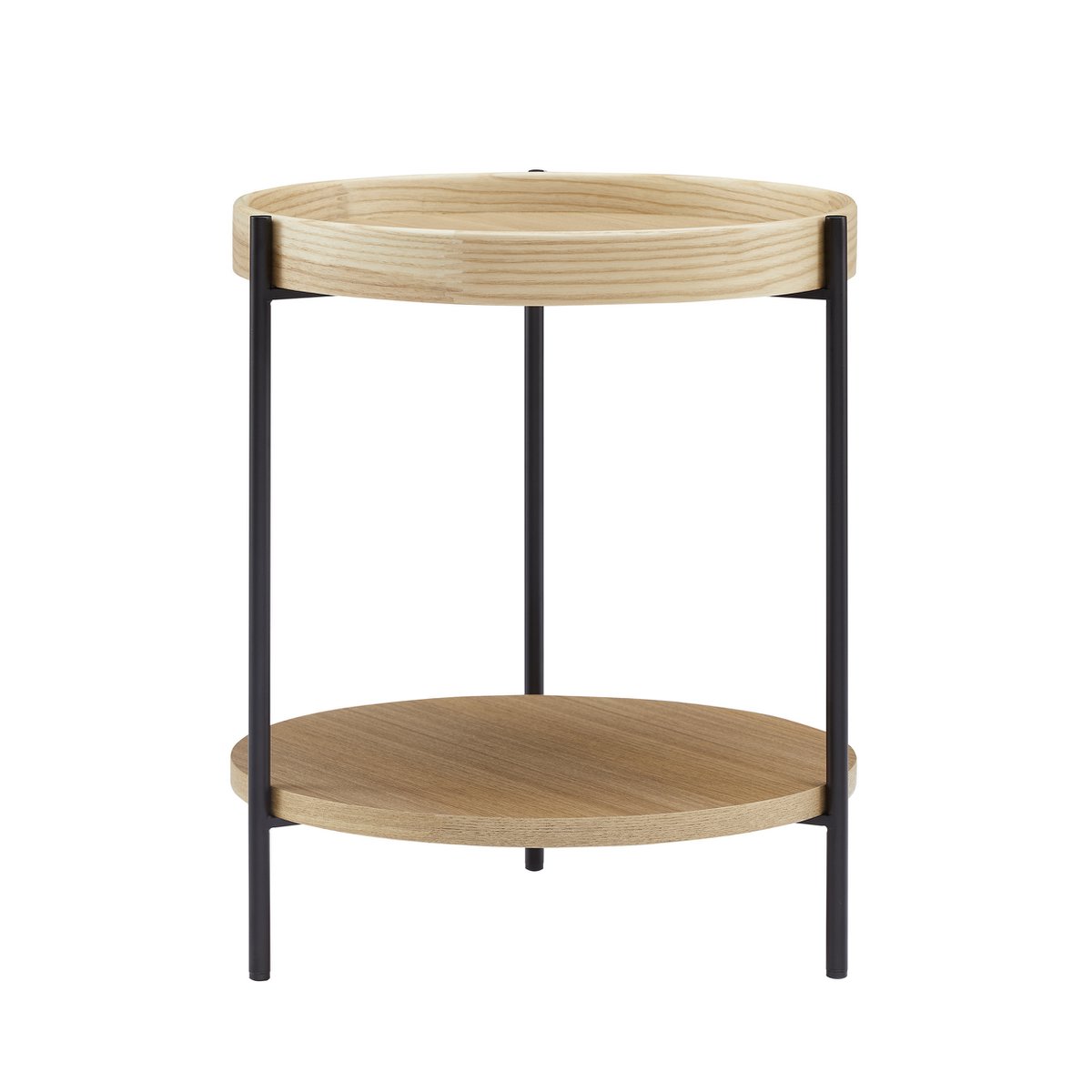 Beistelltisch Ø 44 cm Eiche