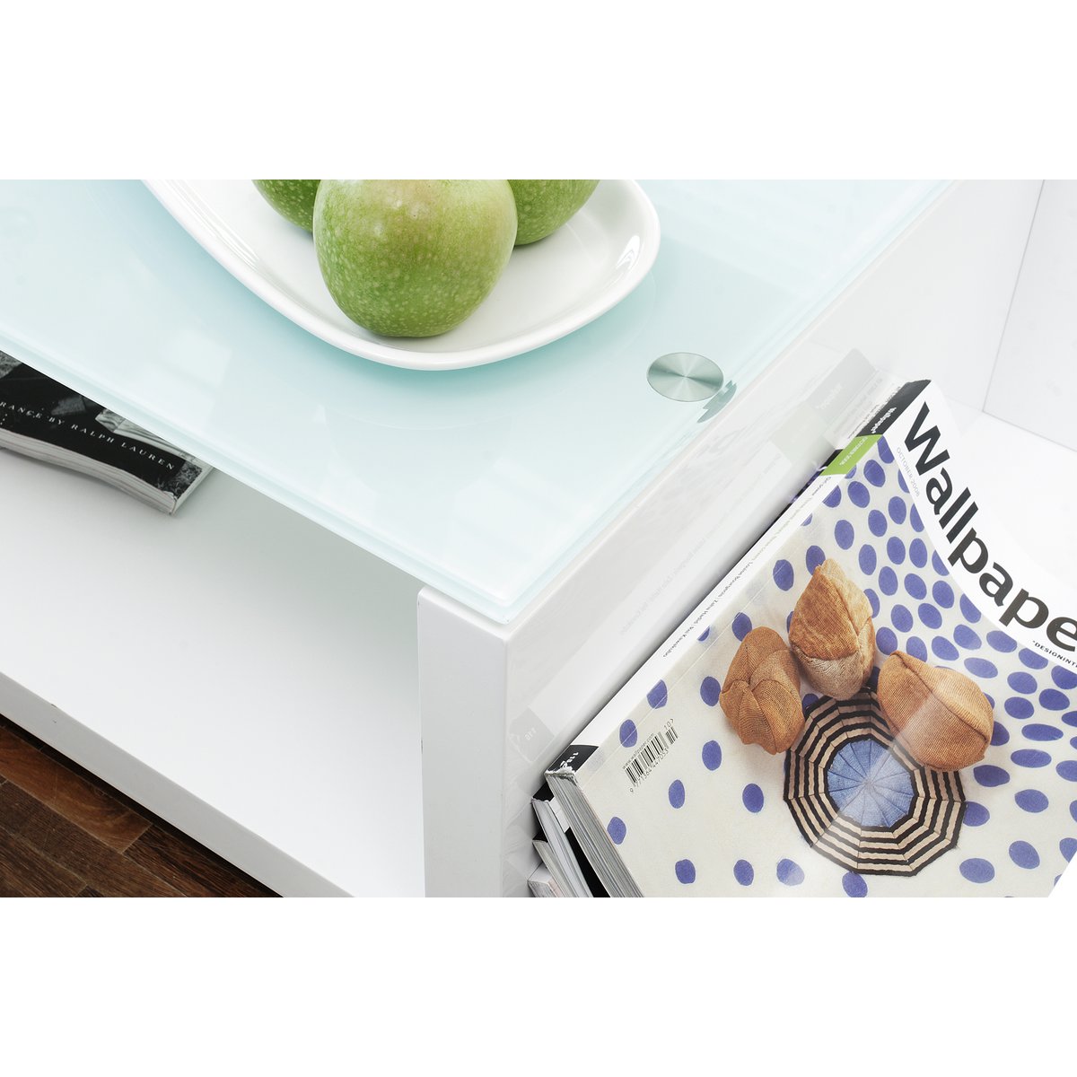 Coffee table white 100x100 cm