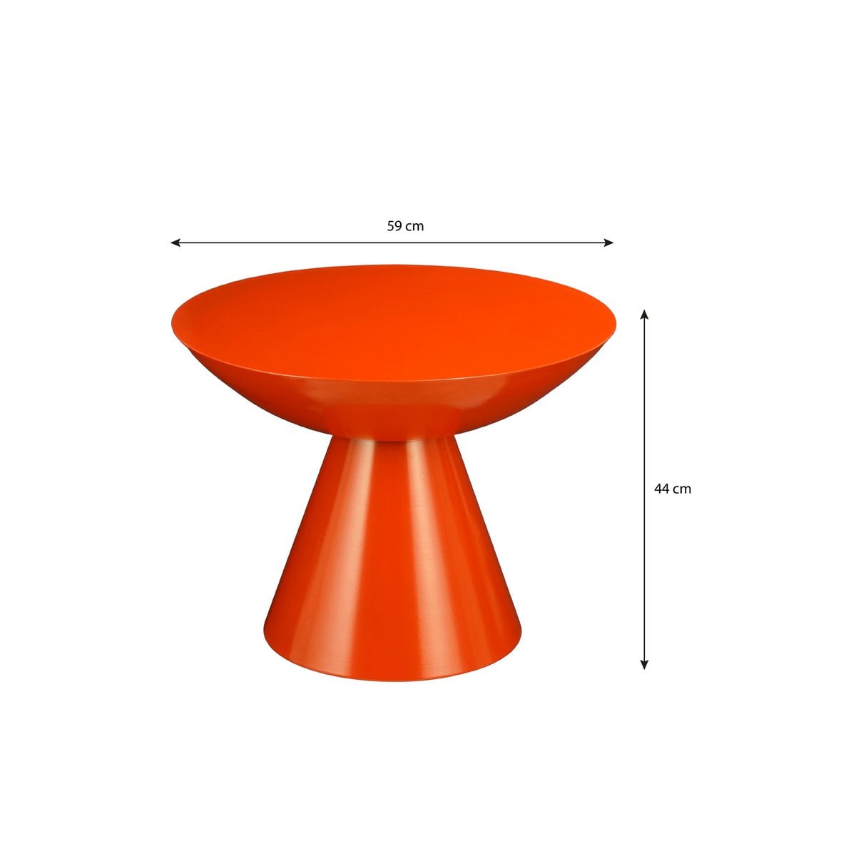 Beistelltisch Celise Orange