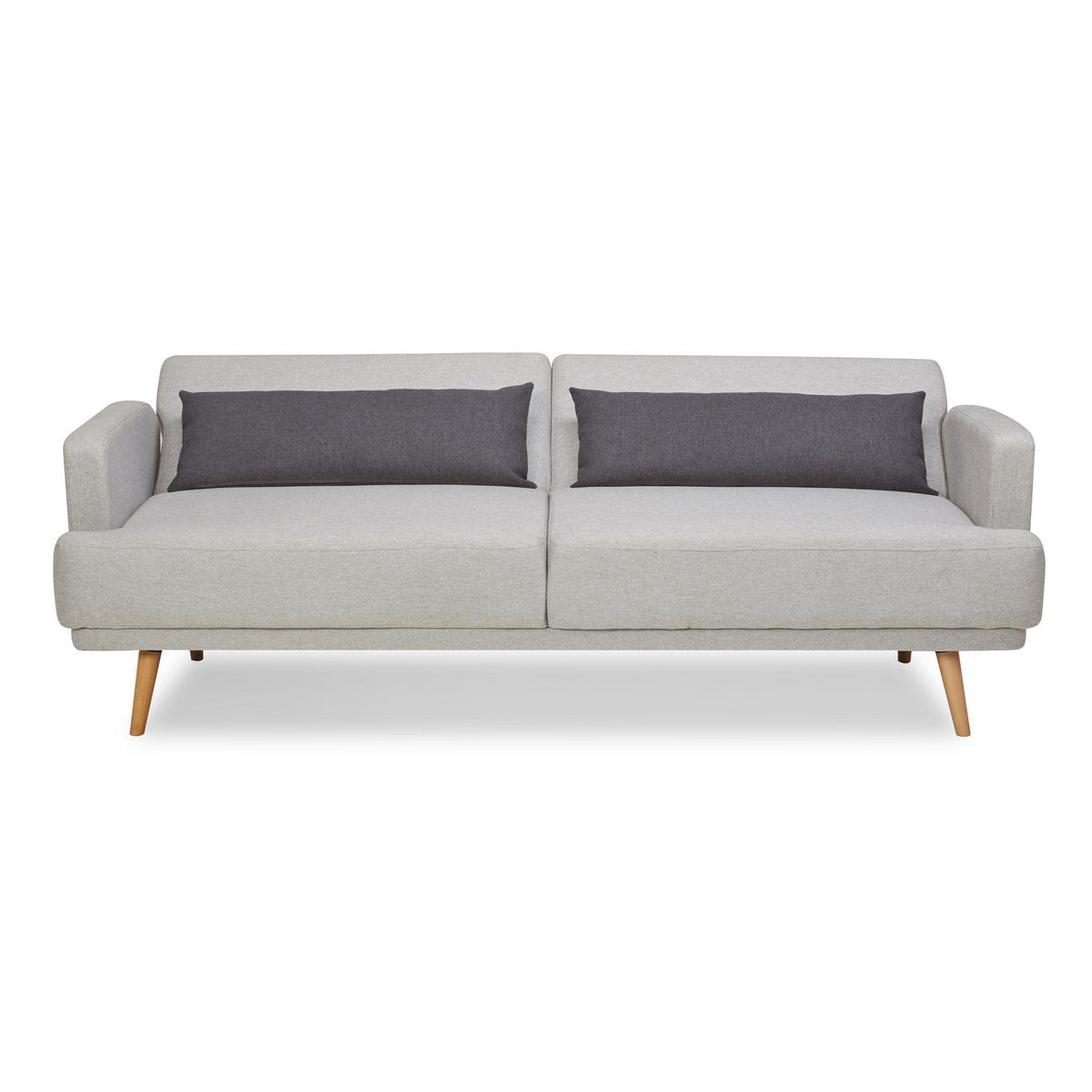 3-Sitzer Sofa Webstoff Grau