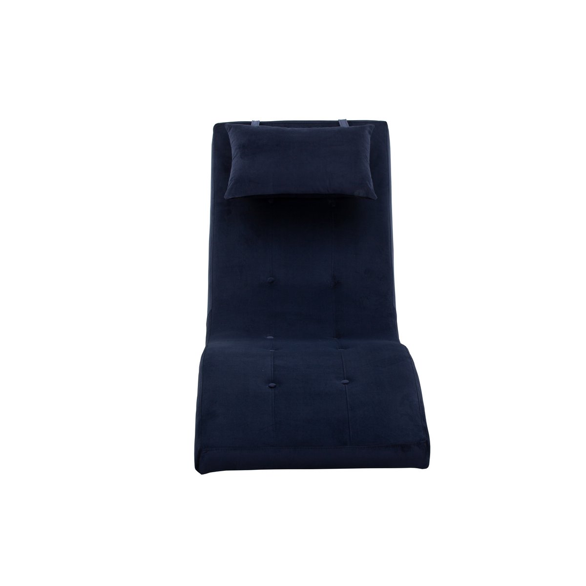 Relax lounger velvet blue