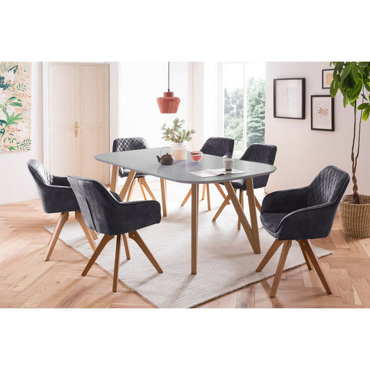 Dining group 5 pieces 180x90 cm