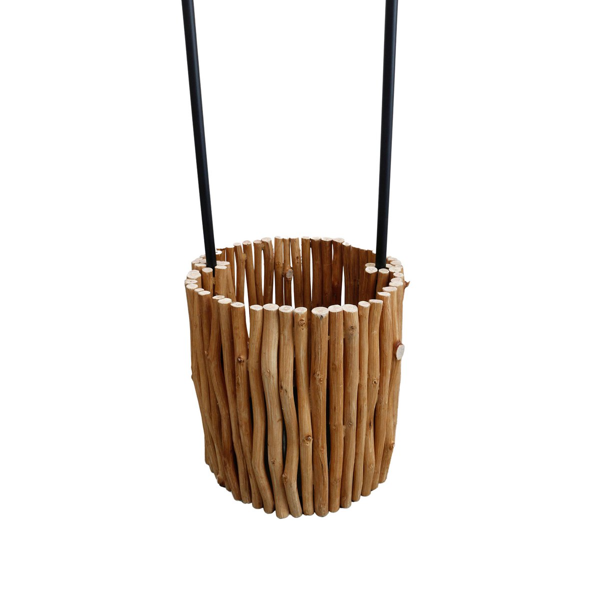 Floor lamp driftwood natural/white 155 cm