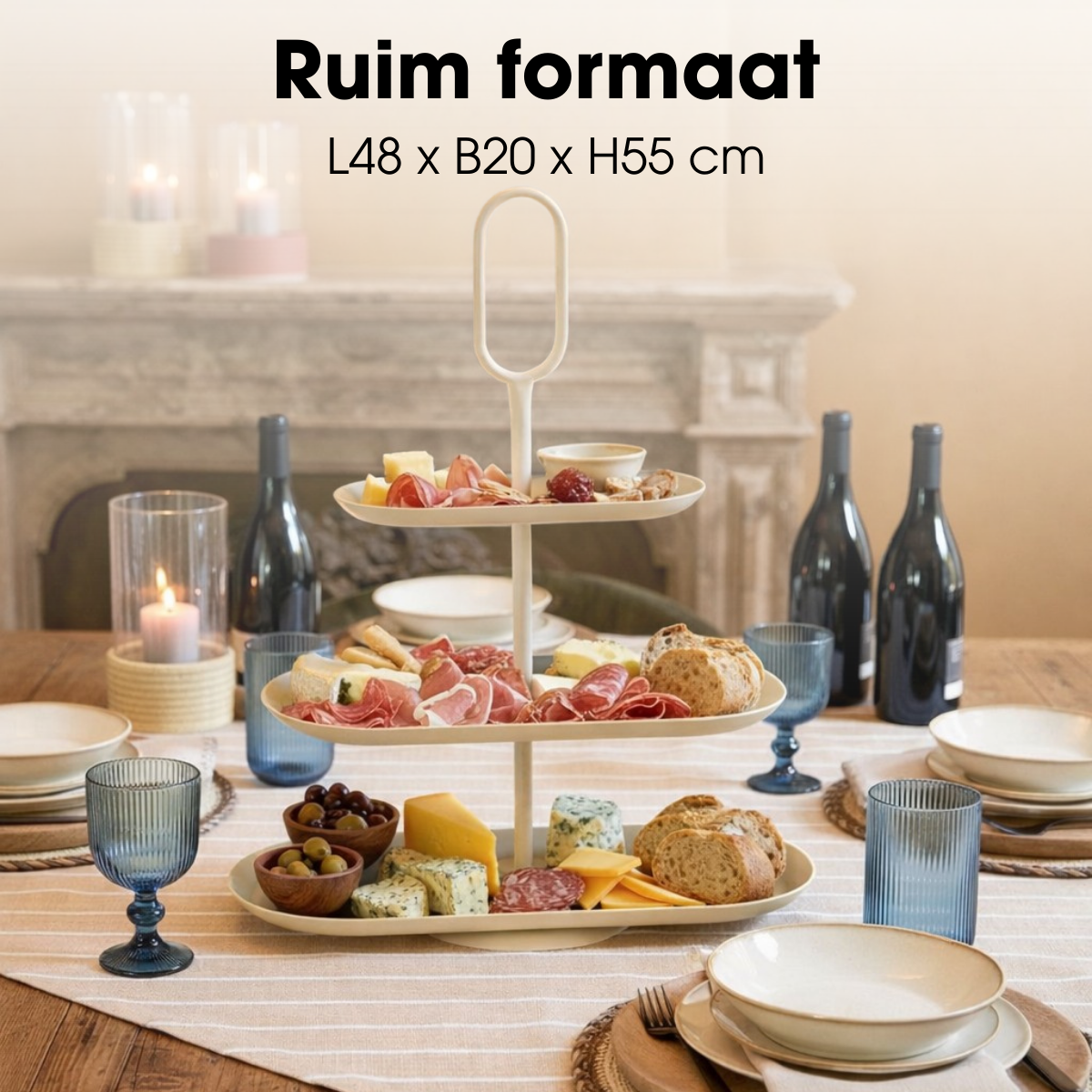 Rama Cremefarbenes Regal