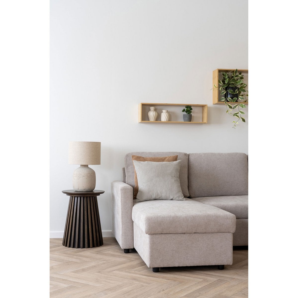 Ember Wandregal – Natur, Bambus, 70 x 15 x 19,5 cm