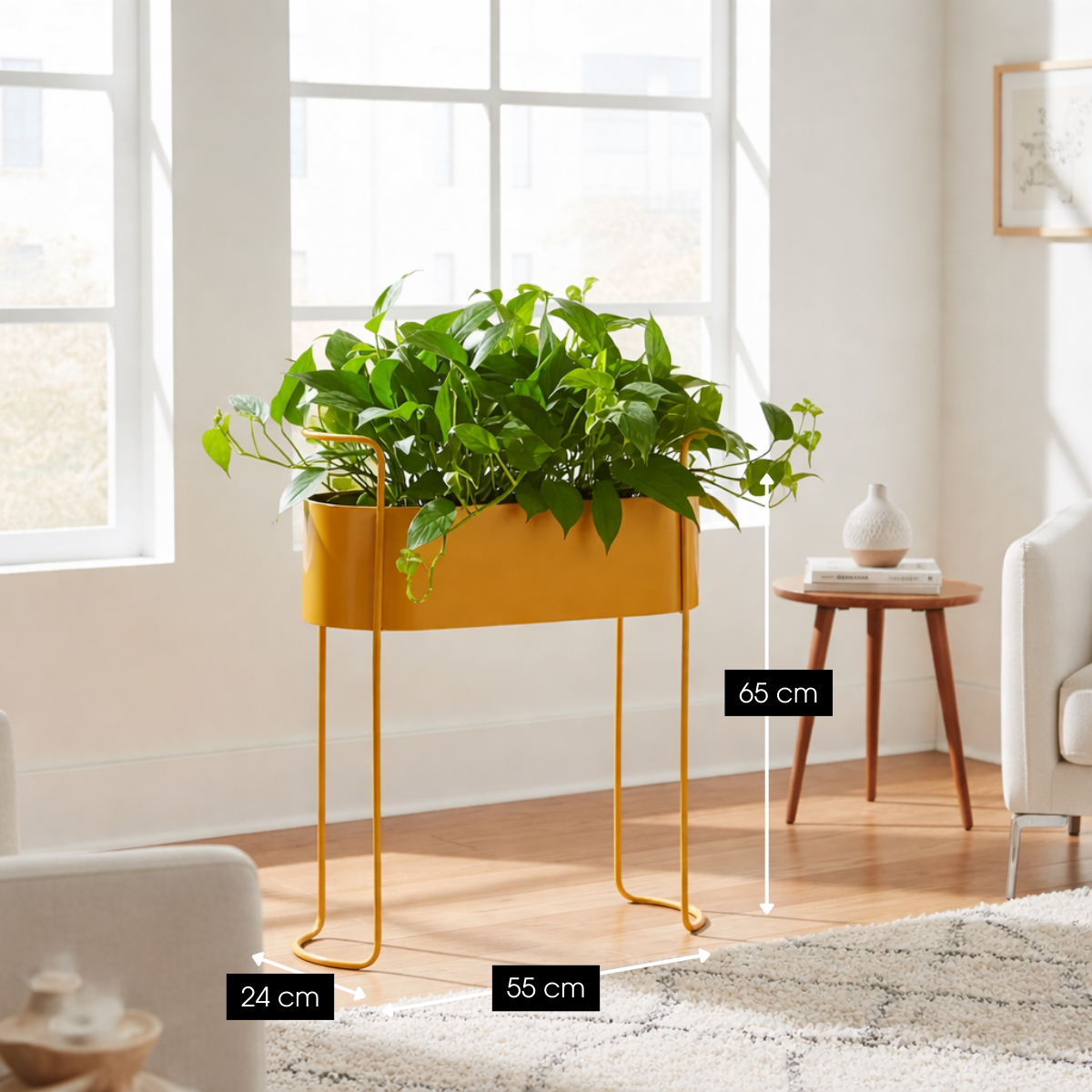Blumentopf in Moritz Brown