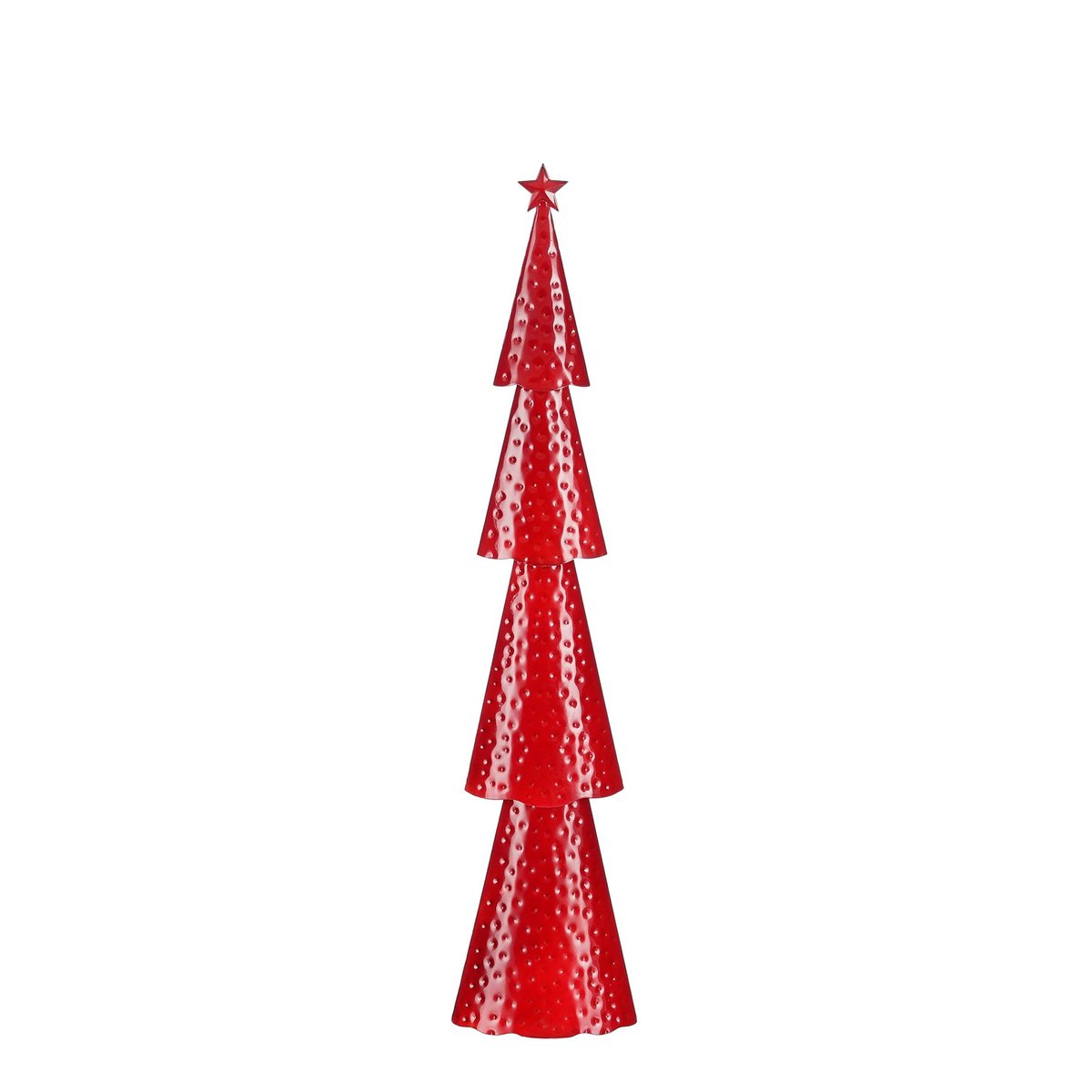 Dekorativer Weihnachtsbaum Rot