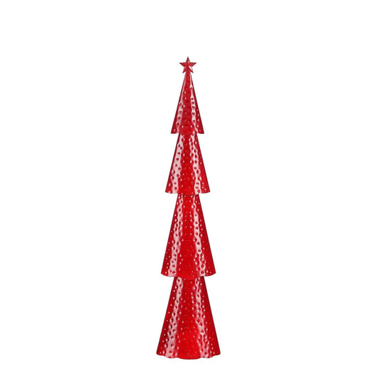 Dekorativer Weihnachtsbaum Rot