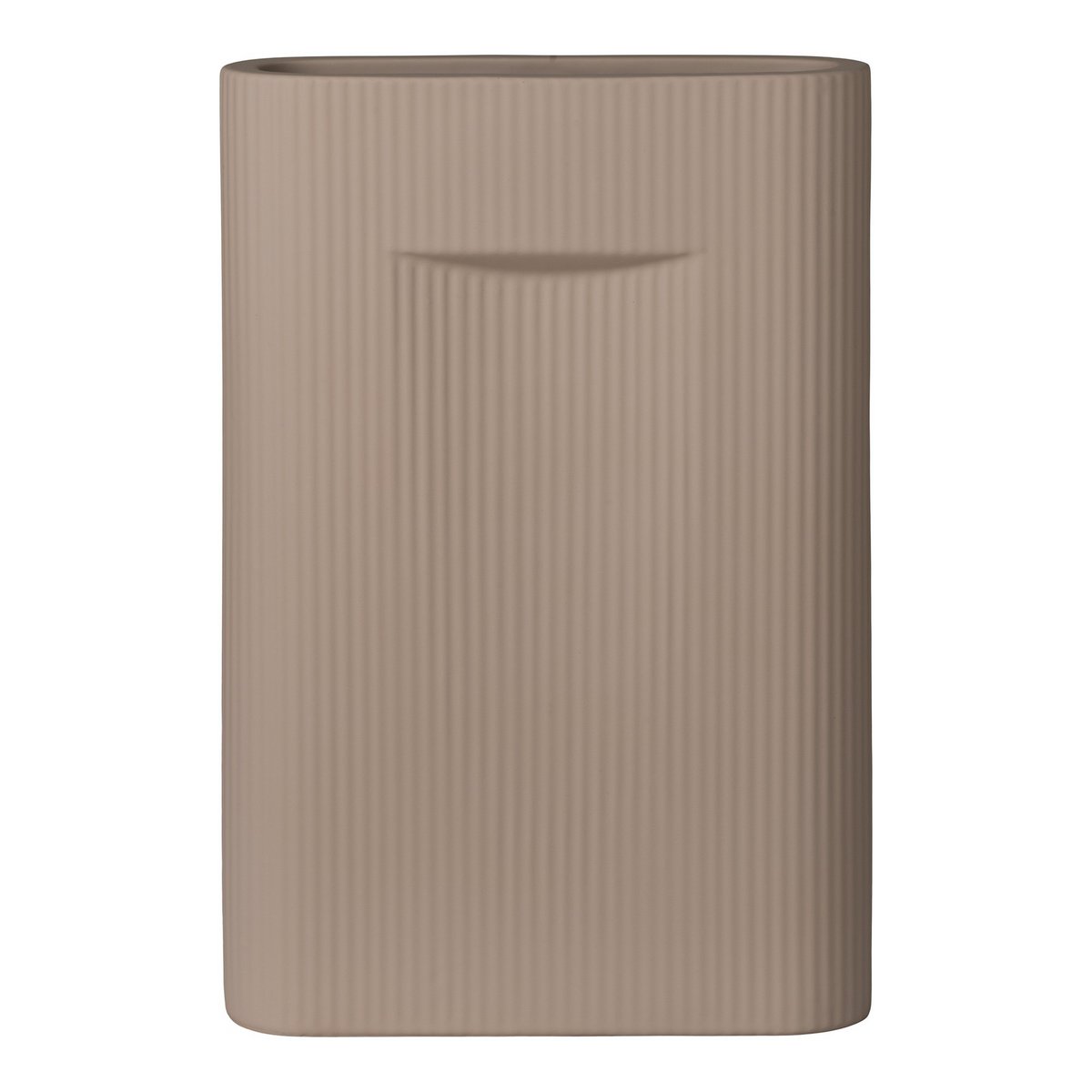 Vase - Vase aus Keramik, braun, 24x8,5x35,5 cm