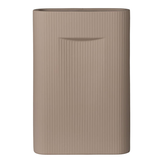 Vase - Vase aus Keramik, braun, 24x8,5x35,5 cm