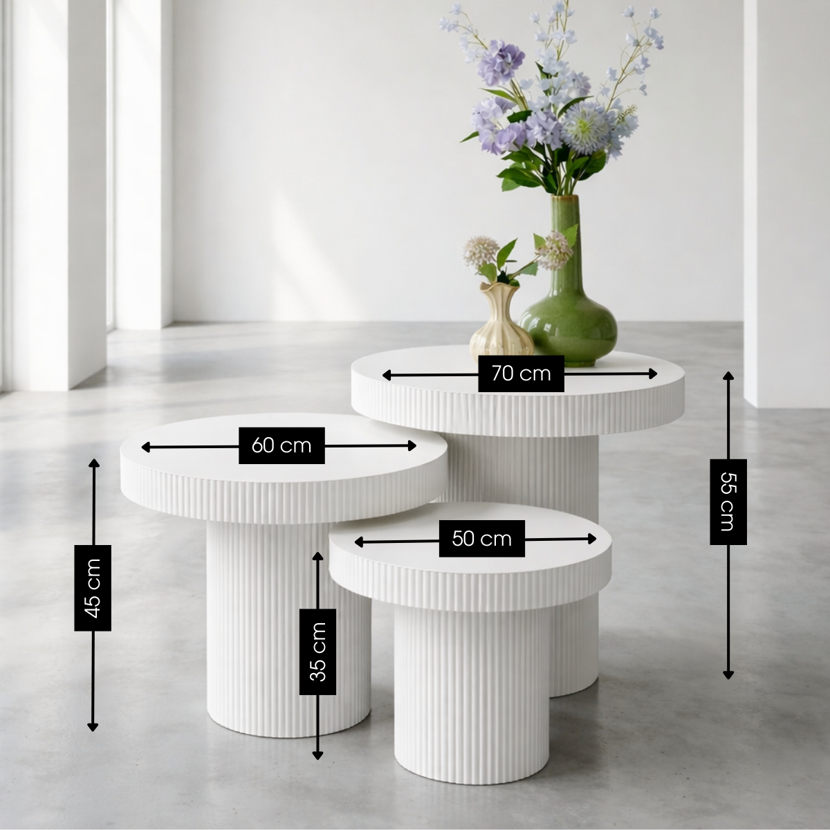 Beistelltisch Lux Off-White