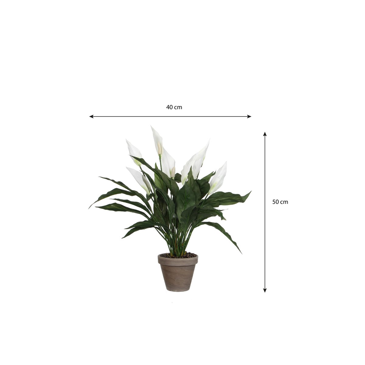 Künstliche Pflanze Spathiphyllum White