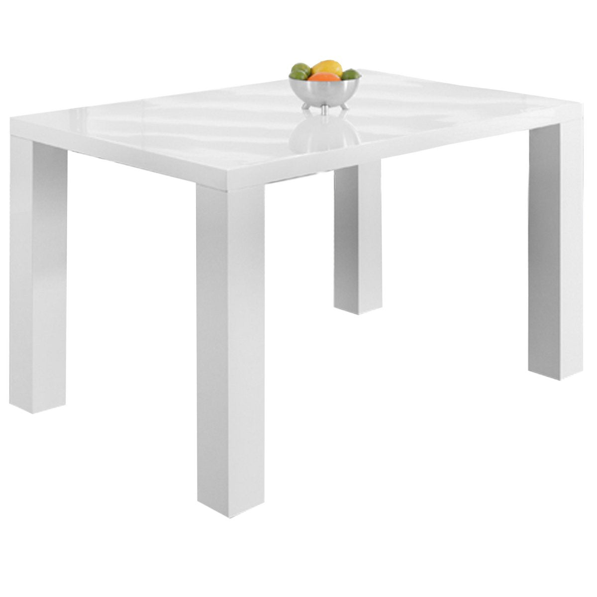 Dining table 120x80x76 cm white