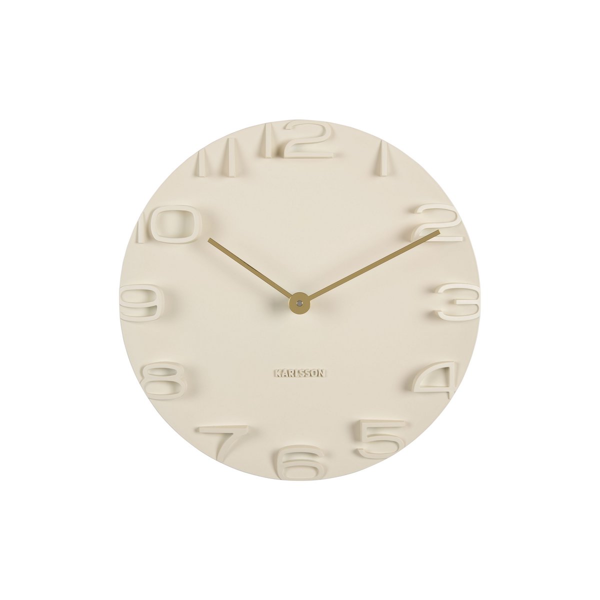 Wanduhr am Rande