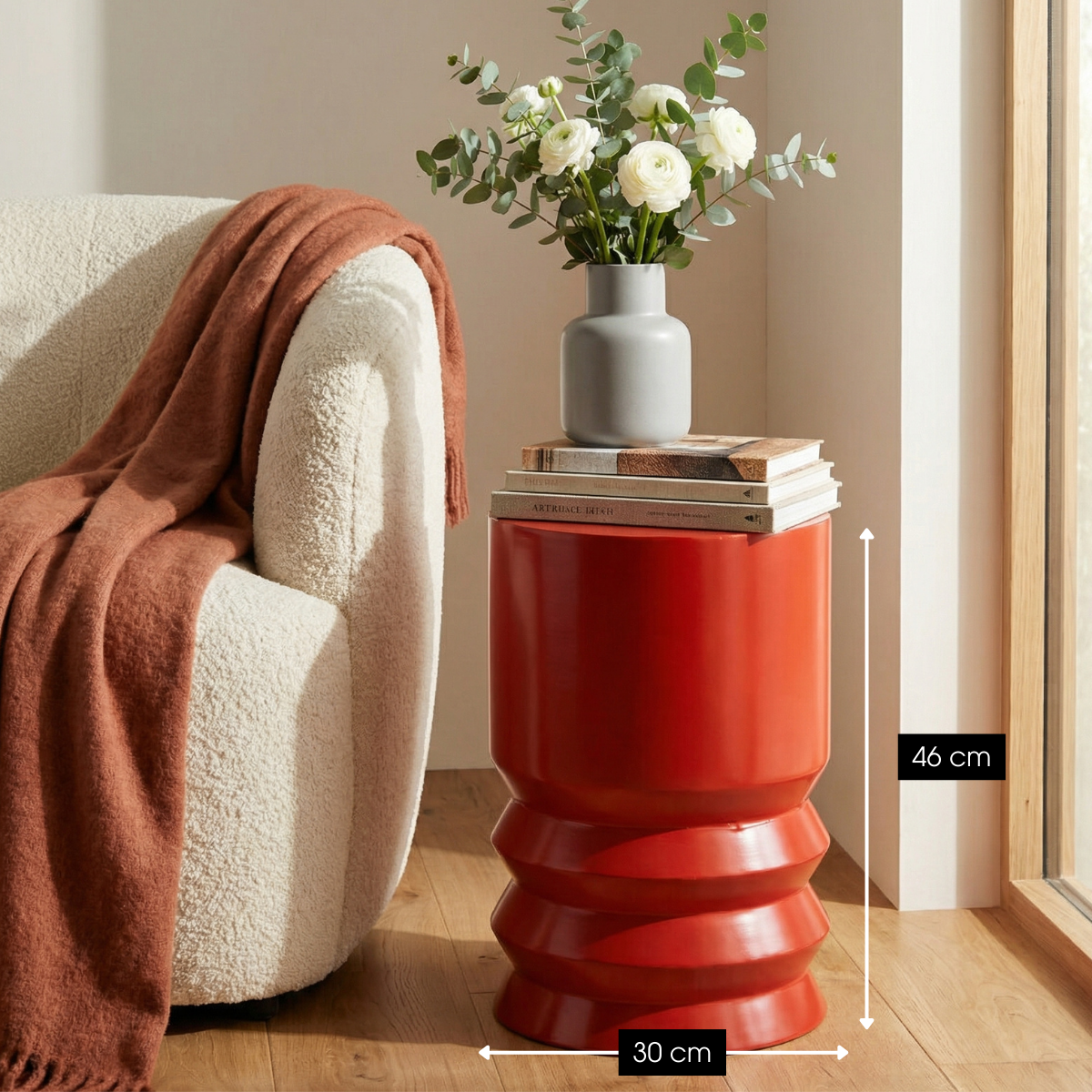 Beistelltisch Mart Red
