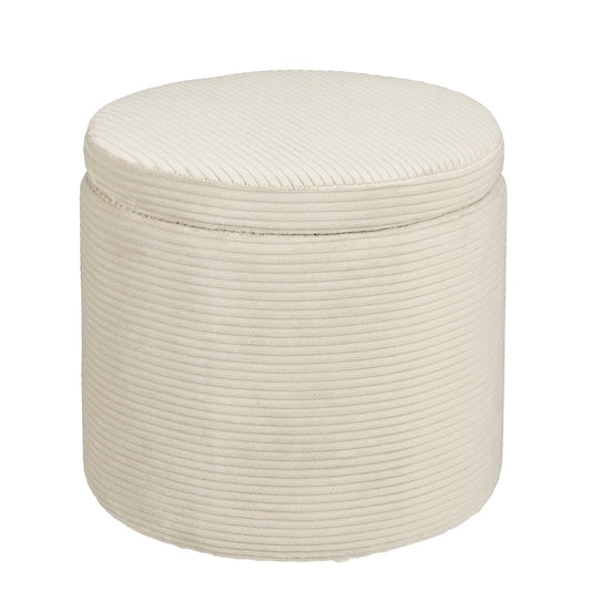 Pouf Pouffe Cremeweiß