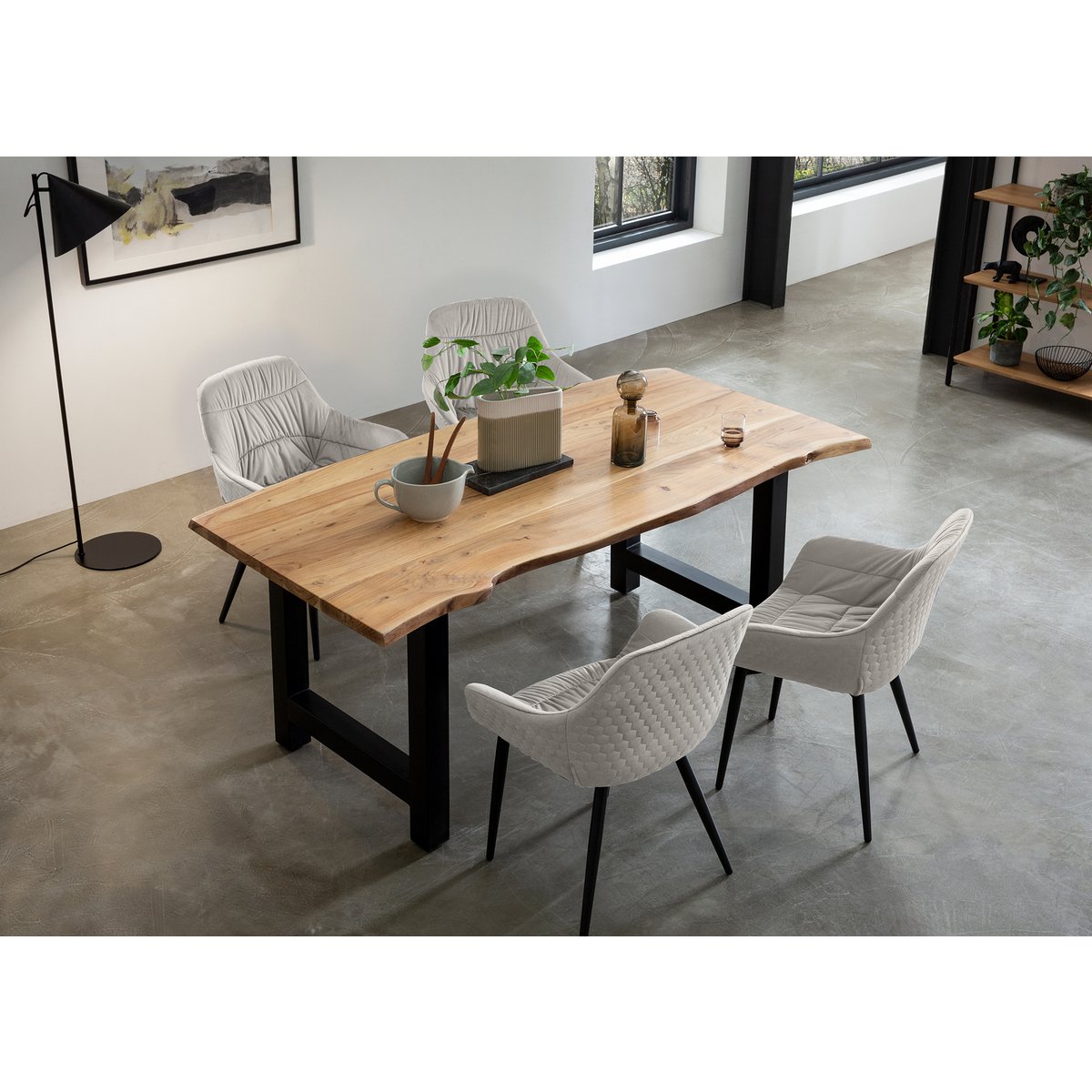 Dining group 5 pieces 160x85 cm
