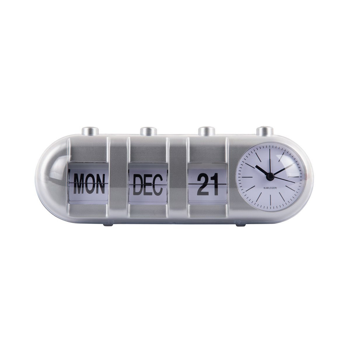 Wecker Retro Tube Kalender Flip