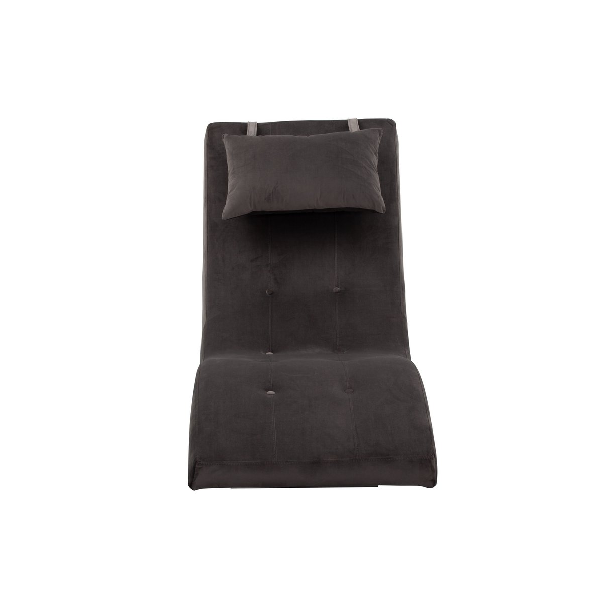 Relax lounger velvet grey