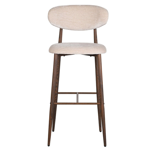 Japandi Bar Stuhl Tan (Set von 2)