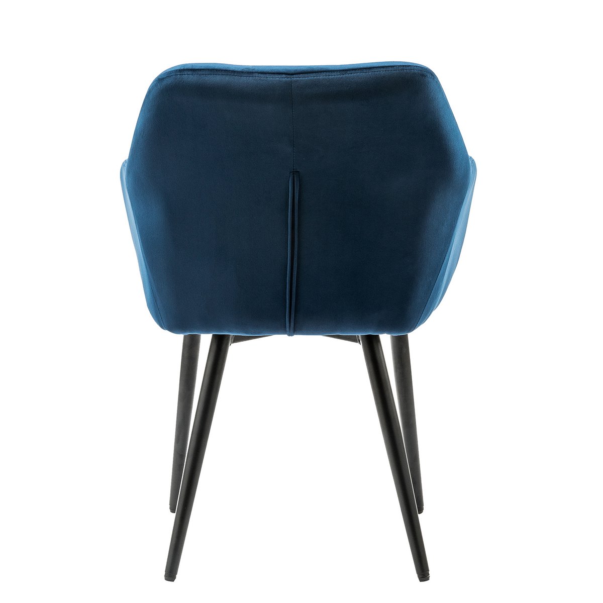 Armchair blue velvet