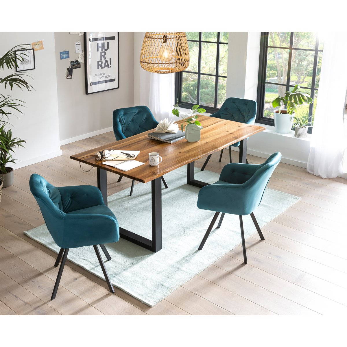 Dining table 120x80x77 cm